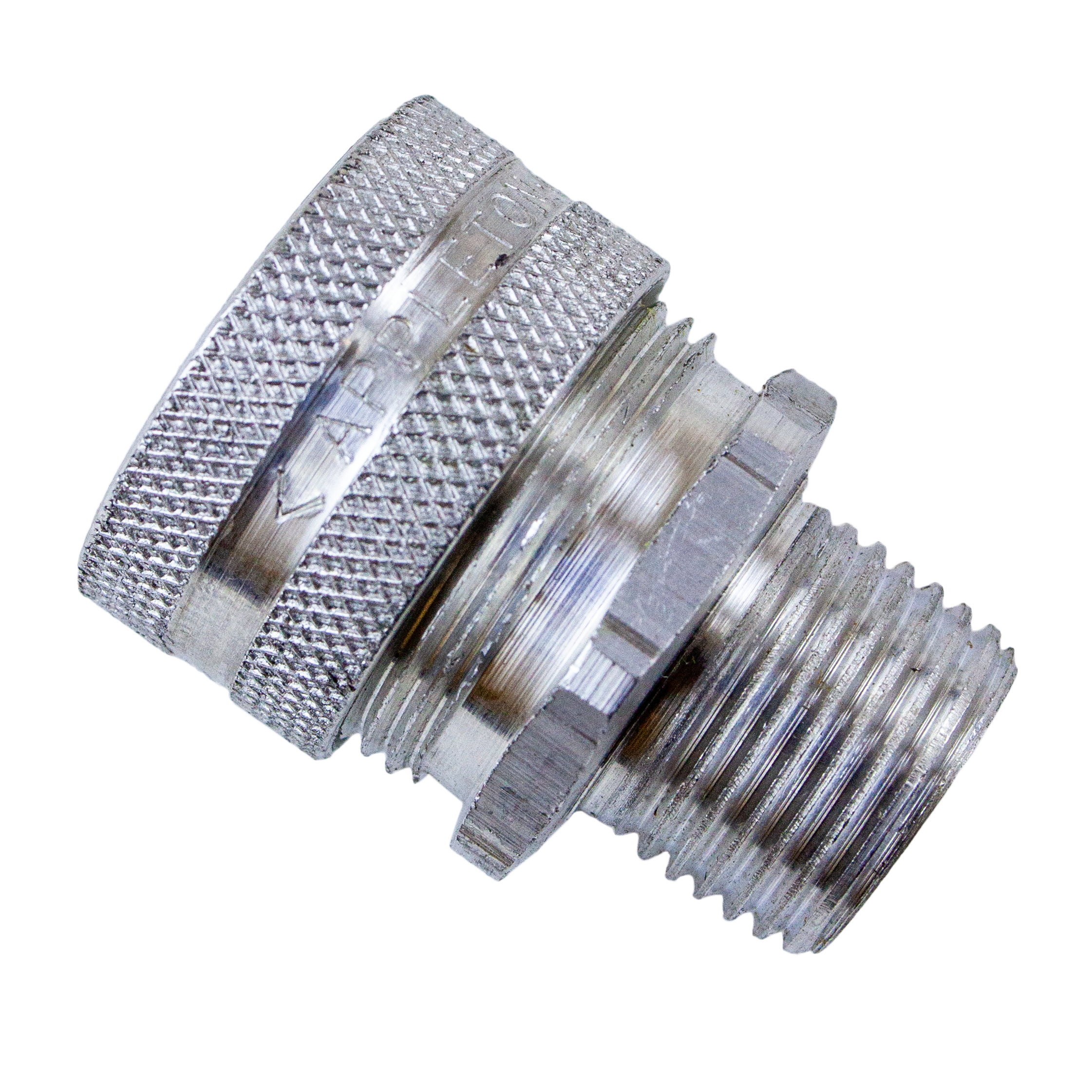 Straight Liquid-Tight Strain Relief Connectors - Aluminum - 1/2 in - Pink